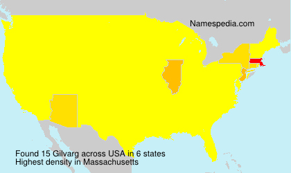 Surname Gilvarg in USA
