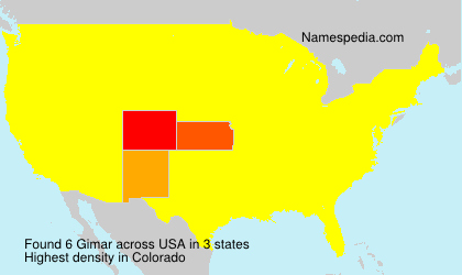 Surname Gimar in USA Surname Gimar in USA