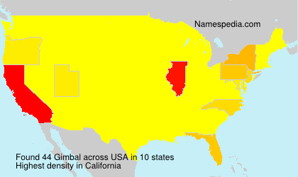 Surname Gimbal in USA Surname Gimbal in USA