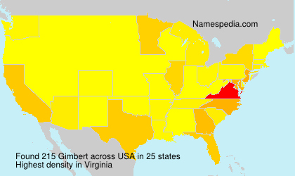 Surname Gimbert in USA Surname Gimbert in USA