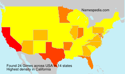 Surname Gimes in USA Surname Gimes in USA
