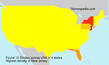 Surname Gindea in USA Surname Gindea in USA