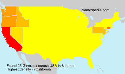 Surname Gindraux in USA Surname Gindraux in USA