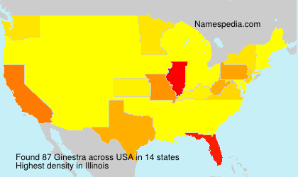 Surname Ginestra in USA Surname Ginestra in USA