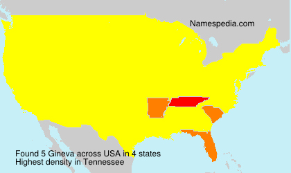 Surname Gineva in USA Surname Gineva in USA