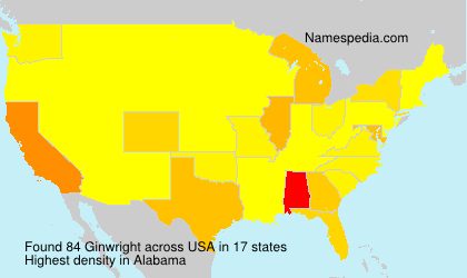 Surname Ginwright in USA Surname Ginwright in USA
