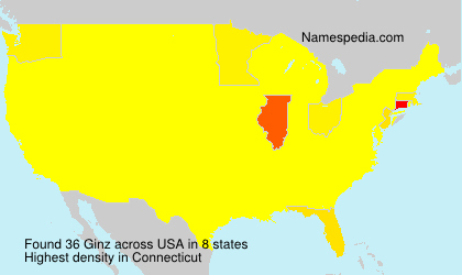Surname Ginz in USA Surname Ginz in USA