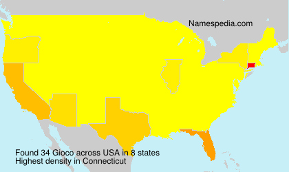 Surname Gioco in USA Surname Gioco in USA