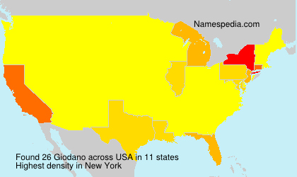 Surname Giodano in USA Surname Giodano in USA