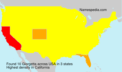 Surname Giorgetta in USA Surname Giorgetta in USA