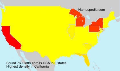 Surname Giotto in USA Surname Giotto in USA
