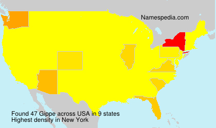 Surname Gippe in USA Surname Gippe in USA