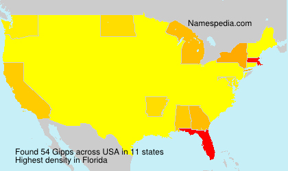 Surname Gipps in USA Surname Gipps in USA