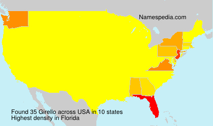 Surname Girello in USA Surname Girello in USA