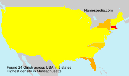 Surname Girich in USA Surname Girich in USA