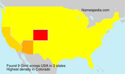 Surname Girnt in USA Surname Girnt in USA