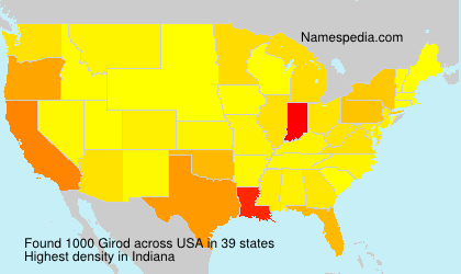Surname Girod in USA Surname Girod in USA