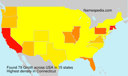 Surname Girotti in USA Surname Girotti in USA