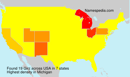 Surname Girz in USA Surname Girz in USA