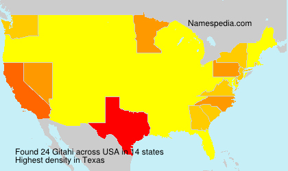 Surname Gitahi in USA Surname Gitahi in USA