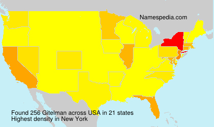 Surname Gitelman in USA Surname Gitelman in USA