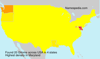 Surname Gitome in USA Surname Gitome in USA