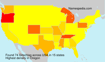 Surname Gitschlag in USA Surname Gitschlag in USA