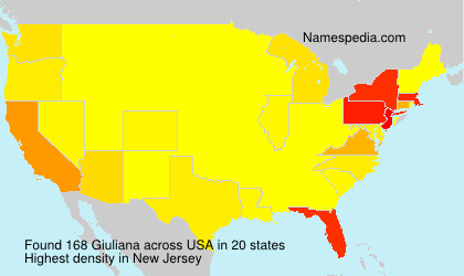 Surname Giuliana in USA Surname Giuliana in USA