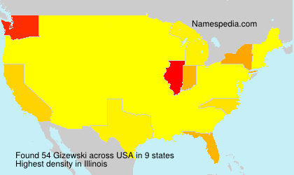 Surname Gizewski in USA Surname Gizewski in USA