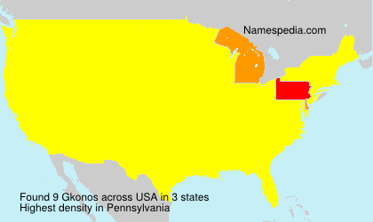 Surname Gkonos in USA Surname Gkonos in USA