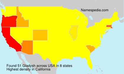 Surname Gladysh in USA Surname Gladysh in USA