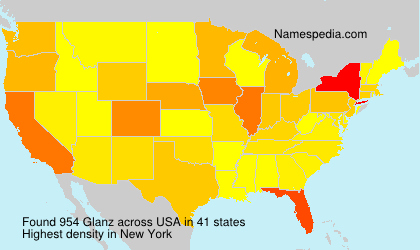 Surname Glanz in USA Surname Glanz in USA