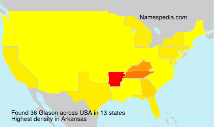 Surname Glason in USA Surname Glason in USA