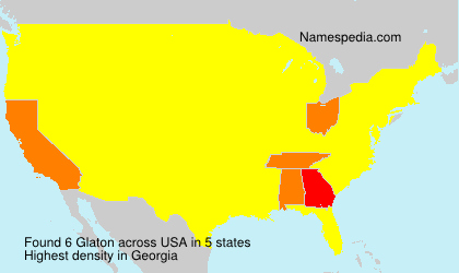 Surname Glaton in USA Surname Glaton in USA