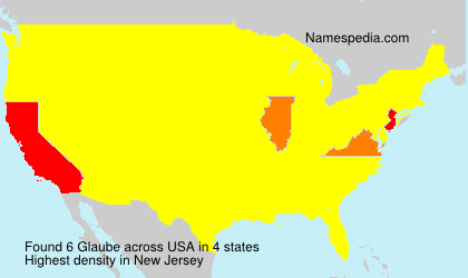 Surname Glaube in USA Surname Glaube in USA