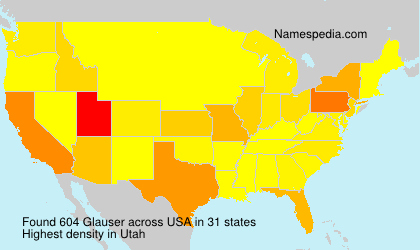 Surname Glauser in USA Surname Glauser in USA