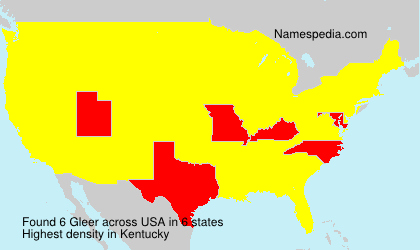 Surname Gleer in USA Surname Gleer in USA