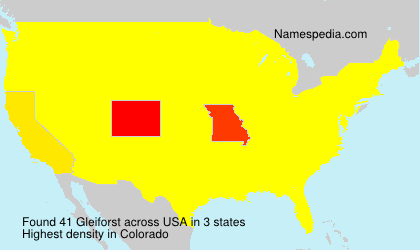 Surname Gleiforst in USA Surname Gleiforst in USA