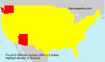 Surname Glembo in USA Surname Glembo in USA