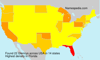 Surname Glennys in USA Surname Glennys in USA