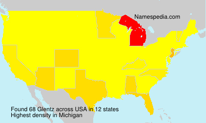 Surname Glentz in USA Surname Glentz in USA