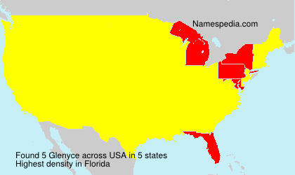 Surname Glenyce in USA Surname Glenyce in USA