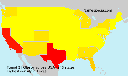 Surname Glesby in USA Surname Glesby in USA
