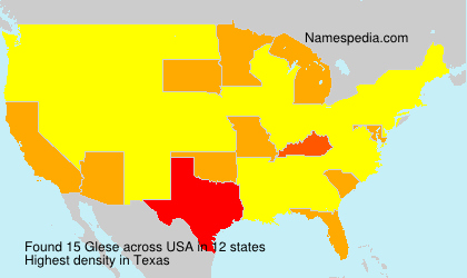 Surname Glese in USA Surname Glese in USA