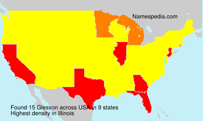 Surname Glesson in USA Surname Glesson in USA