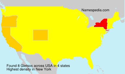 Surname Gletsos in USA Surname Gletsos in USA
