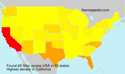 Surname Glez in USA Surname Glez in USA