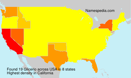 Surname Glicerio in USA Surname Glicerio in USA