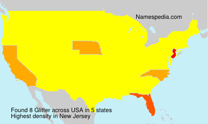 Surname Glitter in USA Surname Glitter in USA