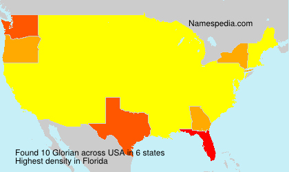 Surname Glorian in USA Surname Glorian in USA